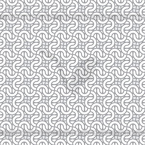 Simple seamless interlacing pattern - vector image