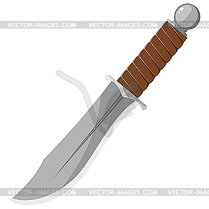 Sharp knife - royalty-free vector image