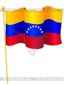 National flag of Venezuela - vector clip art