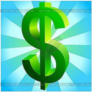 Dollar - vector clipart