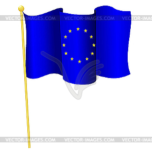 National flag of European Union - vector image