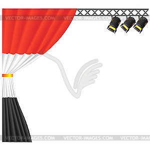 Theater Jordan. - vector clipart