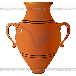 Amphora. - vector clip art