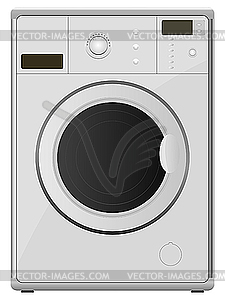 Washing machine. - vector clipart