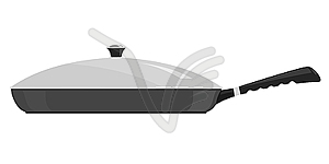 Frying pan - vector image