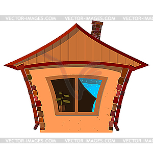 Small house - vector image