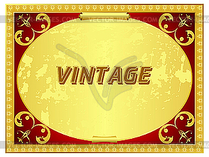 Vintage label - vector clipart