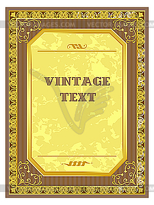 Vintage label - vector clipart