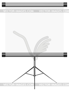 Blank presentation - vector clip art