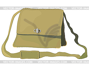 Old bag - vector clipart / vector image