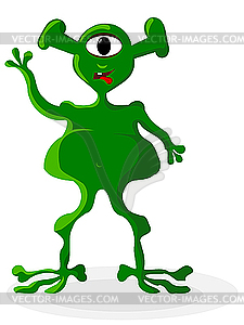 Extraterrestrial - vector clip art