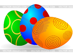 Пасхальные яйца - векторный клипарт