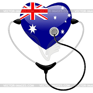 Медицина Австралия - векторное изображение