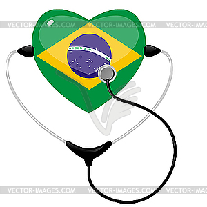 Medicine in Brazil - vector clipart