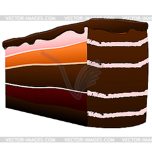 Piece of cake - vector clip art