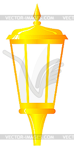 Golden Lantern. - vector clipart