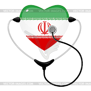 Medicine Iran - vector image