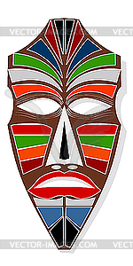 The African mask - vector image