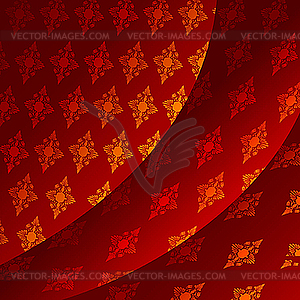 Background of red tissue - vector clipart