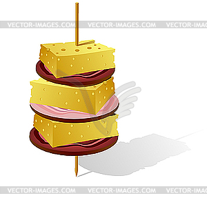 Image canapes - vector clipart
