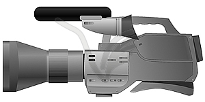 Film camera - vector clip art