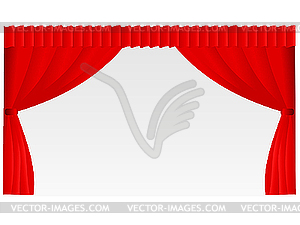 Theater curtain - vector EPS clipart