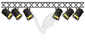Прожектора - векторный клипарт