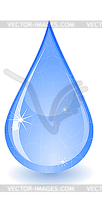 Drop of water - vector clip art