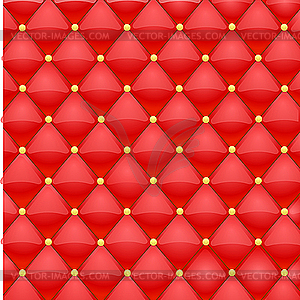 Red leather texture - vector image