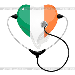 Медицина Ирландии - векторизованное изображение