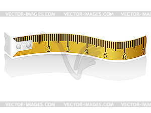 Measuring tape - vector clip art