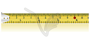 Measuring tape - vector EPS clipart