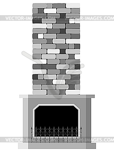 Fireplace - vector image