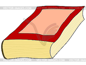 An old book - vector clipart