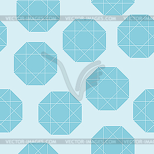 Seamless texture with blue elements - royalty-free vector clipart