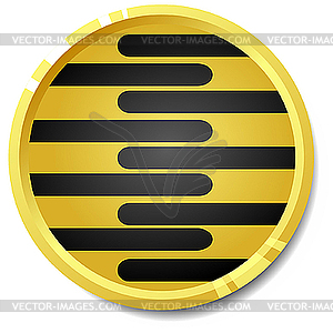 Button - vector image