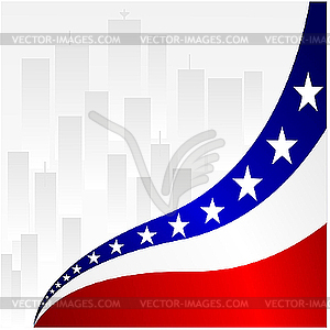 American Background - vector image