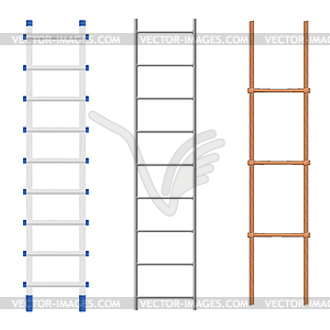 Set ladders - vector image