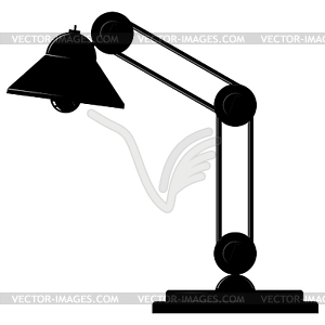 Desk lamp. - vector clipart