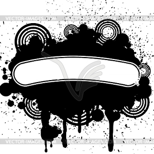 Design of abstract grunge tattoo - vector clip art