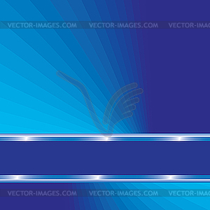 Abstract blue lines background - vector image