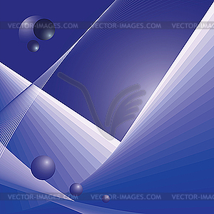 Абстрактной футуристической пространство - векторизованное изображение клипарта