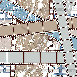 Grunge films background - vector clip art