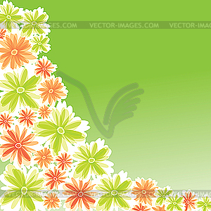 Flower for card design - vector clip art