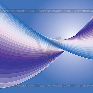 Abstract wavy background - stock vector clipart