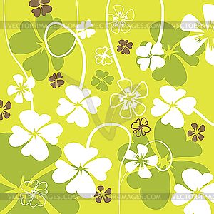 Floral background - vector clip art