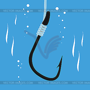 Fishing hook - vector image