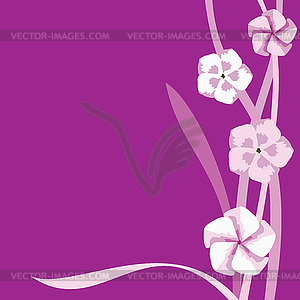 Frame purple - vector clipart / vector image