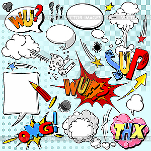 Comic book explosion - vector clip art