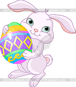 Easter bunny - vector EPS clipart